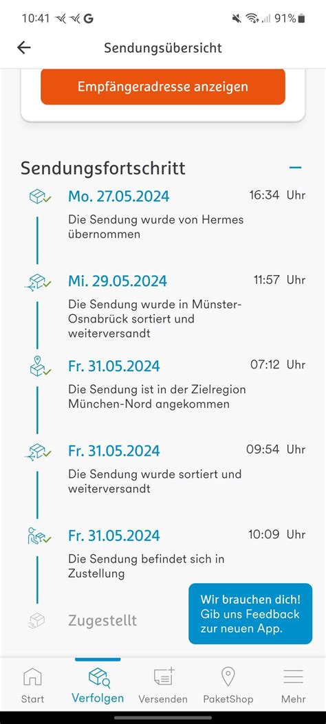 hermes zustellung zeitfenster|hermes sendung versand zeit.